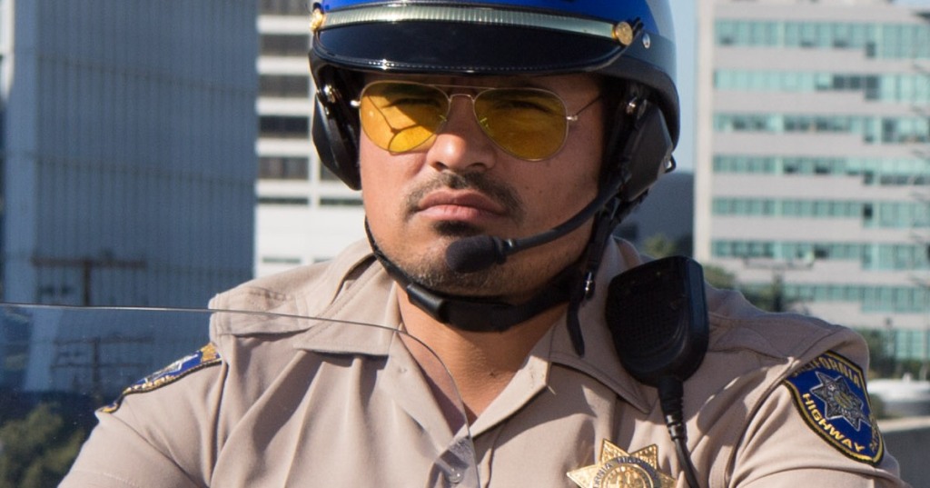 Michael Peña, a sex-addicted undercover cop in action buddy comedy ‘Chips’